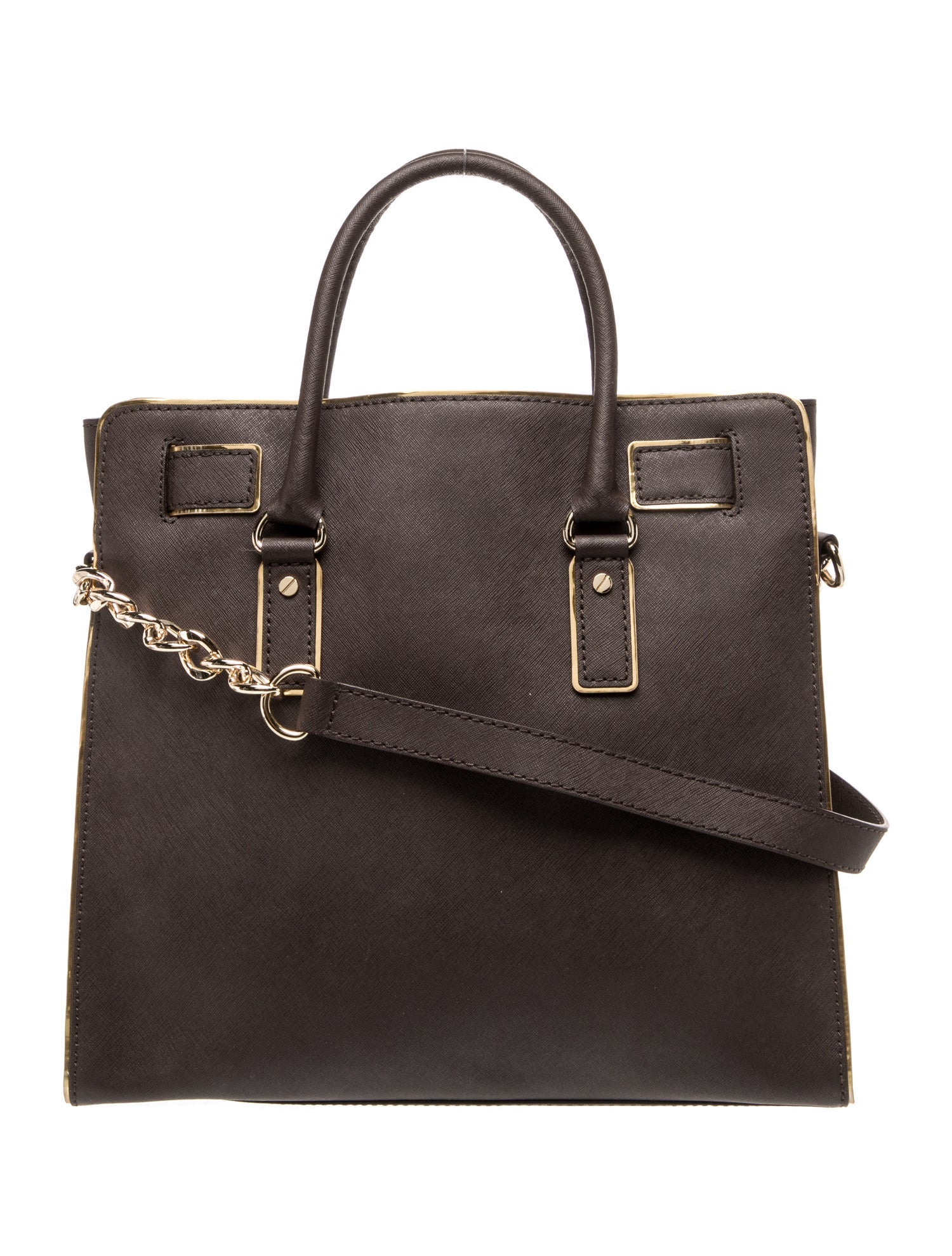 Michael Michael Kors Saffiano Leather Top Handle Bag